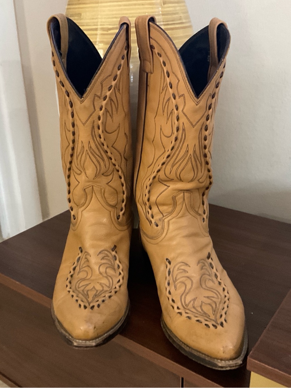 Dan Post Tan Women's Western Boots - Stylish Pull-On Cowgirl Boot